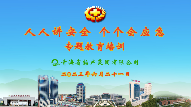 提高安全管理水平 落實(shí)全員安全責(zé)任——集團(tuán)安委會(huì)舉辦2023年“人人講安全，個(gè)個(gè)會(huì)應(yīng)急”專題教育培訓(xùn)